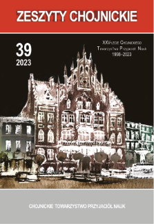 Zeszyty Chojnickie | Nr 39/2020